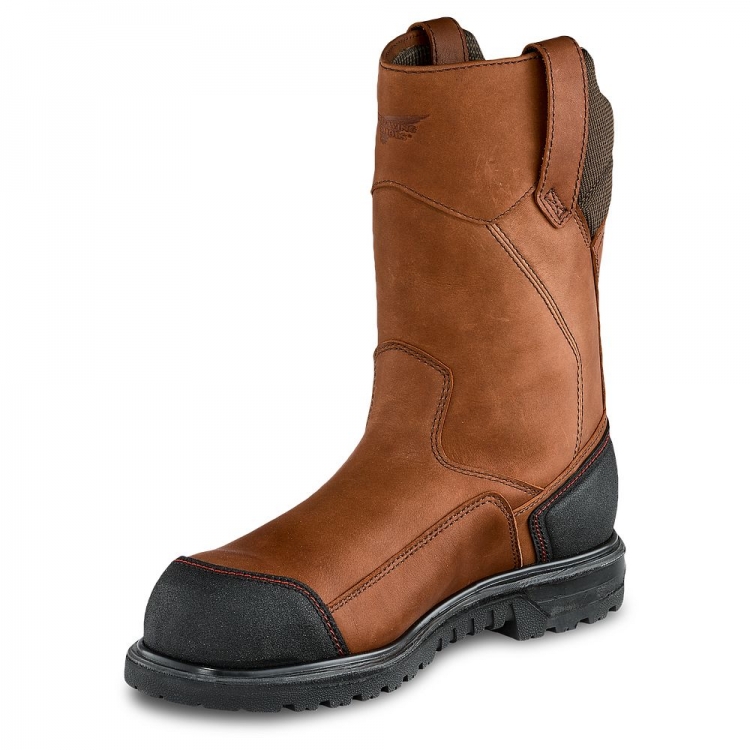 Red Wing Brnr XP - Men's 11-inch Waterproof Safety Toe Pull-On Boot - Click Image to Close