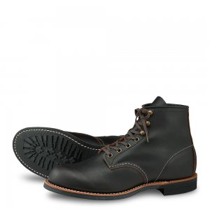 Red Wing Blacksmith - Black - Men's 6-Inch Boot in Black Prairie Leather