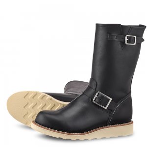 Red Wing Classic Engineer | Red Wing - Black - Women's Tall Boot in Black Boundary Leather