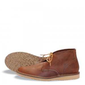 Red Wing Weekender Chukka | Red Wing - Copper - Men's Chukka in Copper Rough & Tough Leather