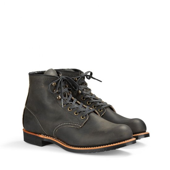 Red Wing Blacksmith - Charcoal - Men\'s 6-Inch Boot in Charcoal Rough & Tough Leather