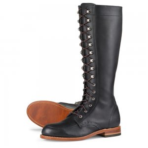 Red Wing Gloria | Red Wing - Black - Women's Tall Boot in Black Boundary Leather