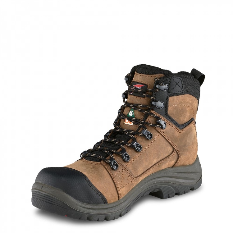 Red Wing Tradesman - Men's 6-inch Waterproof CSA Safety Toe Boot - Click Image to Close