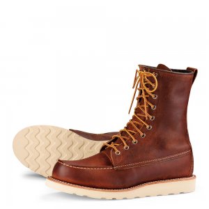 Red Wing 8-inch Classic Moc | Red Wing - Copper - Men's 8-Inch Boot in Copper Rough & Tough Leather