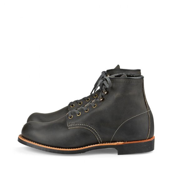 Red Wing Blacksmith | Red Wing - Charcoal - Men\'s 6-Inch Boot in Charcoal Rough & Tough Leather