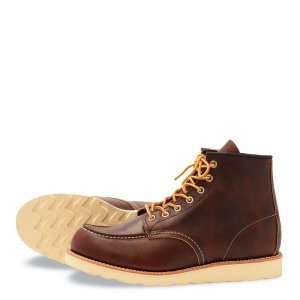 Red Wing Classic Moc | Red Wing - Briar - Men's 6-Inch Boot in Briar Oil-Slick Leather