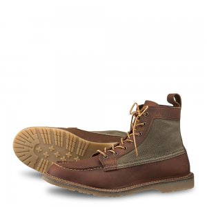 Red Wing Weekender Canvas Moc | Red Wing - Copper - Men's 6-Inch Boot in Copper Rough & Tough Leather