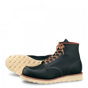 Red Wing Classic Moc | Red Wing - Navy - Men's 6-Inch Boot in Navy Portage Leather