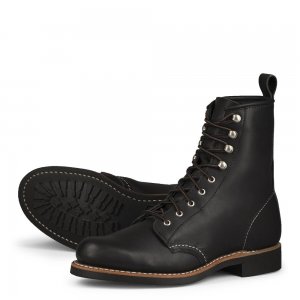 Red Wing Silversmith | Red Wing - Black - Women's Short Boot in Black Boundary Leather