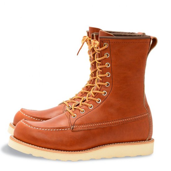 Red Wing 8-inch Classic Moc | Red Wing - Brown - Men\'s 8-Inch Boot in Oro Legacy Leather
