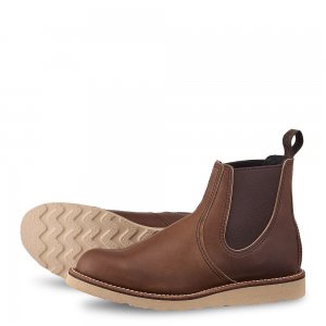 Red Wing Classic Chelsea | Red Wing - Amber - Men's 6-inch Classic Chelsea in Amber Harness Leather