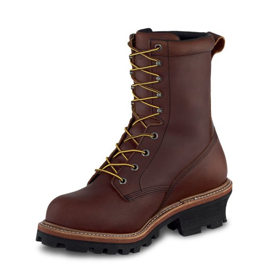 Red Wing LoggerMax - Men\'s 9-inch Waterproof, Soft Toe Logger Boot