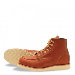 Red Wing Classic Moc - Brown - Men's 6-Inch Boot in Oro Legacy Leather