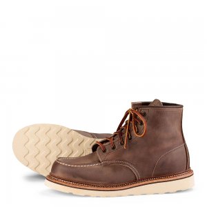 Red Wing Classic Moc | Red Wing - Concrete - Men's 6-Inch Boot in Concrete Rough & Tough Leather
