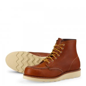 Red Wing 6-inch Classic Moc | Red Wing - Oro - Women's Short Boot in Oro Legacy Leather