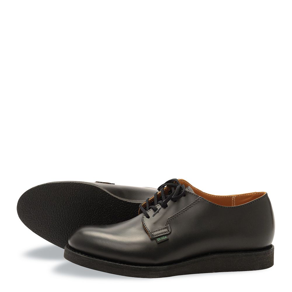 Red Wing Postman Oxford | Red Wing - Black - Men's Oxford in Black Chaparral Leather