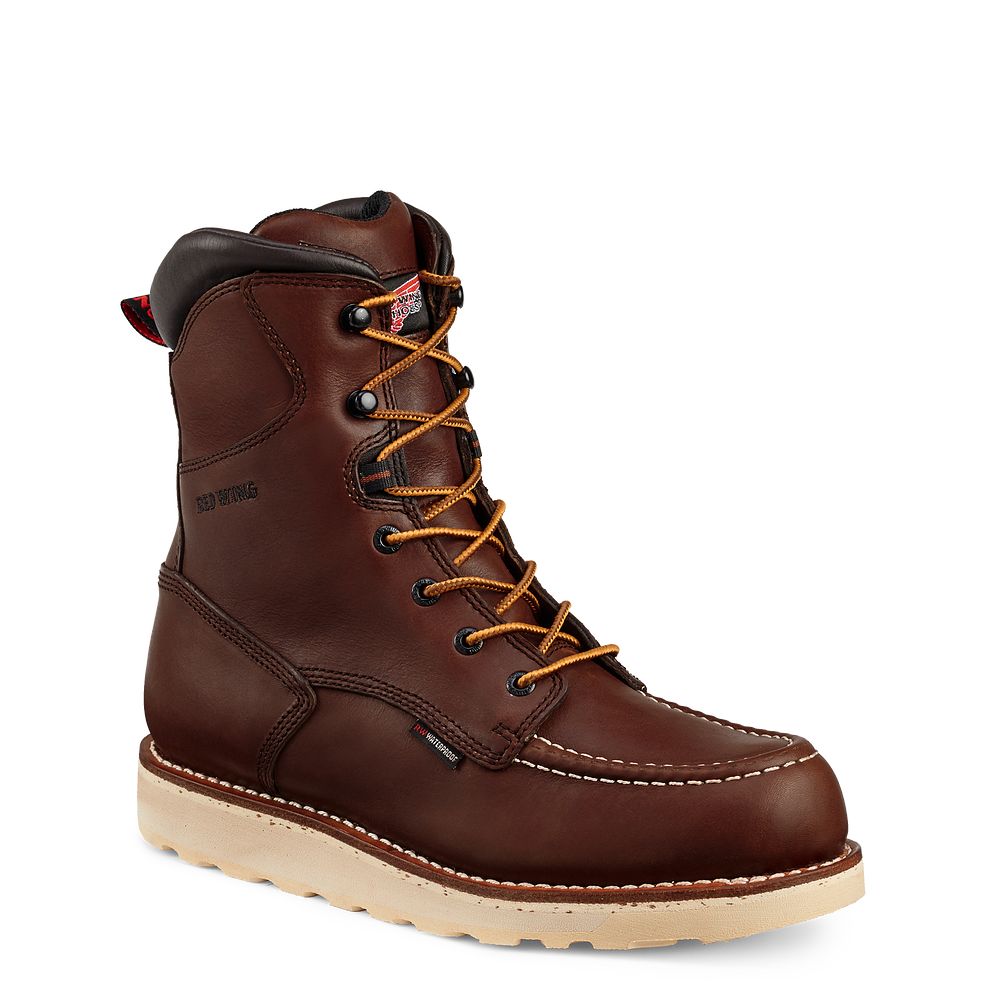 Red Wing Traction Tred - Men's 8-inch Waterproof Safety Toe Boot