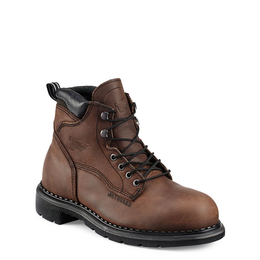 Red Wing SuperSole® - Men's 6-inch Waterproof Safety Toe Metguard Boot